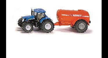Siku 1945 trekker met enkele as en vacuüm tank 1:5