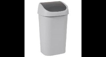 Curver Mistral afvalbak swing 50 liter soft grey