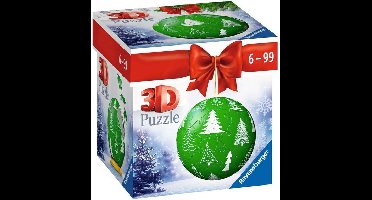Ravensburger kerstbal groen puzzel 3D 56 stukjes