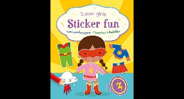 Super girls Sticker Fun - Aankleedpoppen