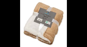 Wicotex espoo camel met sherpa 200x240 cm