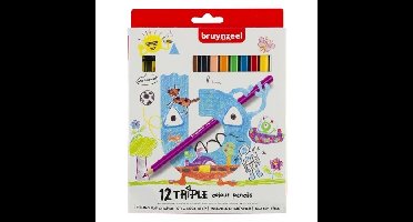 Bruynzeel Kids Kleurpotloden Triple 12st