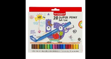 Bruynzeel Kids Viltstiften Superpoint 20