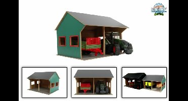 Kids Globe landbouwloods voor 2 voertuigen 1:16 44x53x37