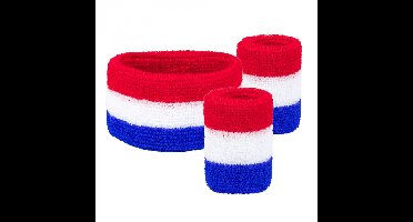 set 3 zweetbandjes Nederland