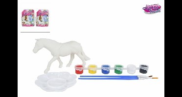 Horse friends schilder je eigen paard 14cm met acc