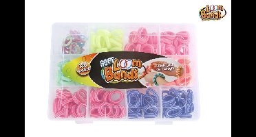 Soft Loom Bands met 180 soft looms en 15 clips