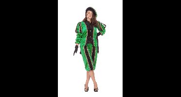 Piet fluweel groen dames