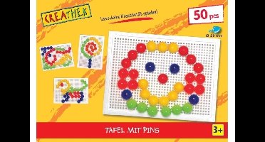 Creathek bord met 50 pinnen 20 mm