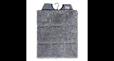 Wicotex bidetmat 50 x 60 cm ruit grijs