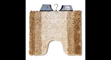 Wicotex toiletmat regenboog beige wit 50 x 60 cm