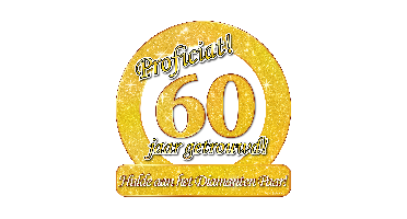 Huldeschild 60 jaar getrouwd