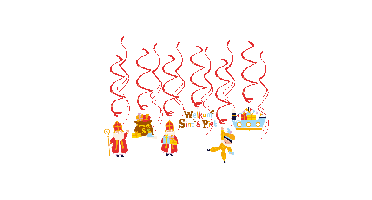 Swirl decorations - Sinterklaas