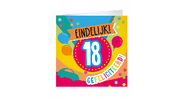 XL Greeting Cards 18 jaar