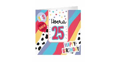 XL Greeting Cards 25 jaar
