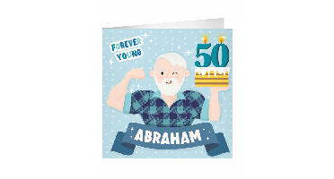 XL Greeting Cards Abraham 50