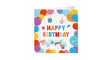 XL Greeting Cards Happy Birthday
