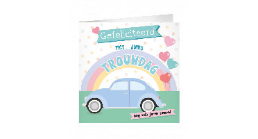 XL Greeting Cards Trouwdag