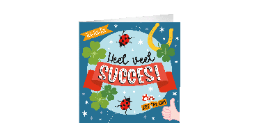 XL Greeting Cards Heel veel succes