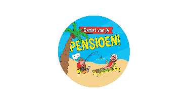 Bierviltjes pensioen 6 stuks 10 cm