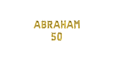 Folie ballon Abraham 50 jaar