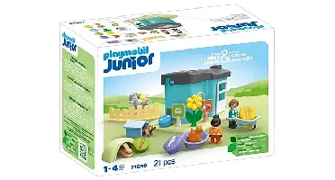 Playmobil® Junior 71690 dierenpension met voerautomaat