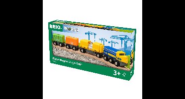 BRIO drie wagon goederentrein