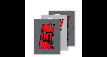 Schrift A5 lijn /3 Adventure