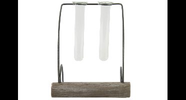 Vaas m/2 oog Adilson grijs - l18b10h20cm