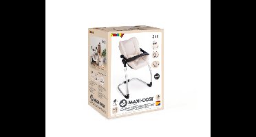 Smoby maxi Cosi + high chair beige