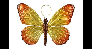 Decostar Countryfield Wandversiering Butterfly M oranje