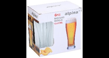 ALPINA Bierglas415ml Ø6.7xh20cm