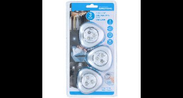 Druklamp 3led 3pcs PL