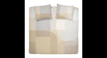 Damai dekbedovertrekset satijn 240 x 200/220 cm moore butter cream