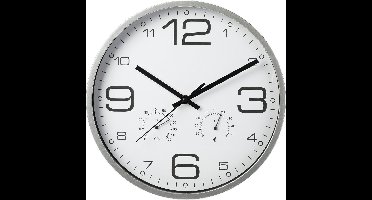 Wandklok weerstation 30.5 cm