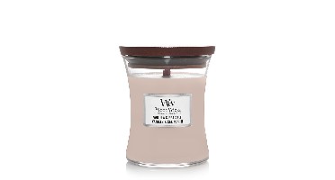 WoodWick vanilla & sea salt medium candle