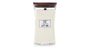 WoodWick white tea & jasmine large candle