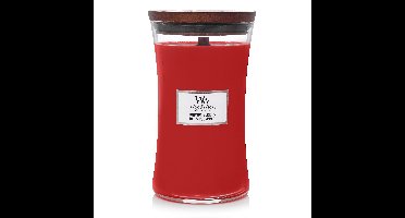 WoodwWick crimson berries large candle