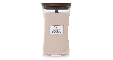 WoodWick vanilla & sea salt large candle