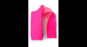Crepe guirlande fluor roze brandveilig