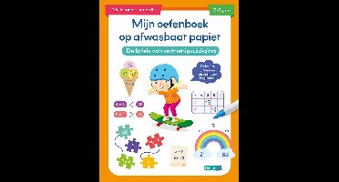 Mijn oefenboek op afwasbaar papier Tafels van vermenigvuldiging 7-8 j.