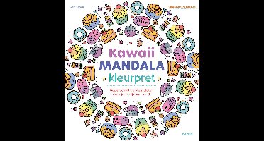 Deltas kawaii mandala kleurpret