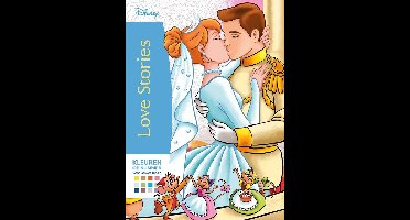 Disney Love stories Kleuren op nummer voor volwassenen