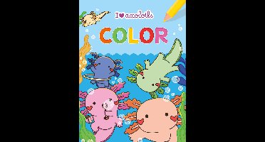 Deltas I love Axolotls Color kleurblok