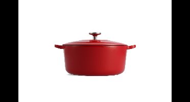 BK Bourgogne braadpan 26 cm chili red
