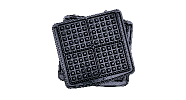 Greenpan wafelijzer extra plaat vierkant 11x11cm