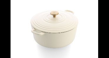 Bk Bourgogne braadpan 28 cm cream white