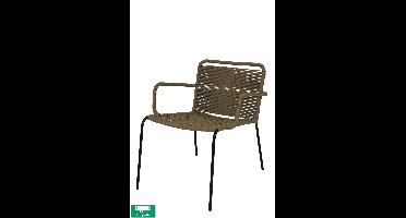 Dover loungestoel rope taupe