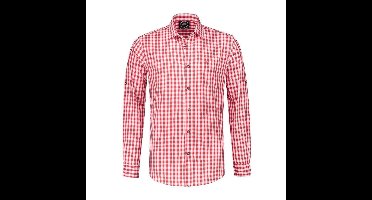 Rood-wit ruit blouse