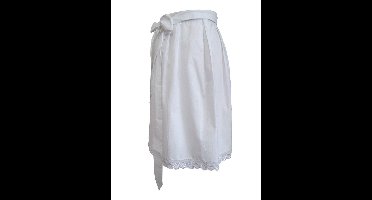 Dirndl schort wit